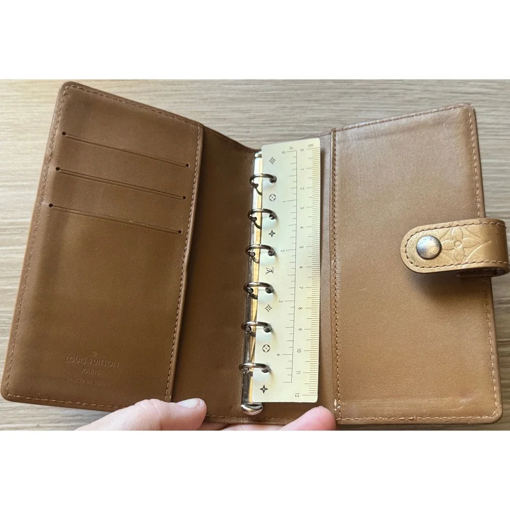 Louis Vuitton Matte Vernis Gold/Champagne Agenda